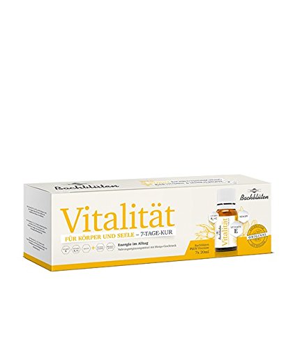 Preisvergleich Produktbild Bachblüten Vitalitäts-Kur Trinkampullen 7 * 20ml