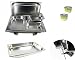 Produktbild 12 tlg. SET Edelstahl Speisenwärmer Warmhaltebehälter Chafing Dish