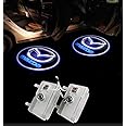 Car Door Logo Shadow Welcome Light, 2 Pieces, LED, for Mazda 6 Atenza 2014-2016 (For Mazda 6 Atenza 2014-2016)