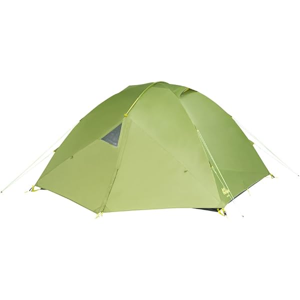 Jack Wolfskin Yellowstone III Vent 2 Eingänge 3 Personen Kuppelzelt Zelt, Mountain Green, ONE Size Sport & Freizeit