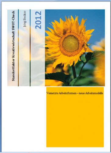 Free Standortfaktor Kreativwirtschaft Swot Check Pdf - 