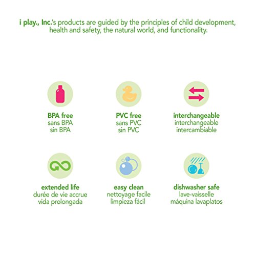 Green Sprouts 124900-500-26 Sip ’n Straw Glasflasche mit Trinkhalm, ab 6 Monate, grün - 6