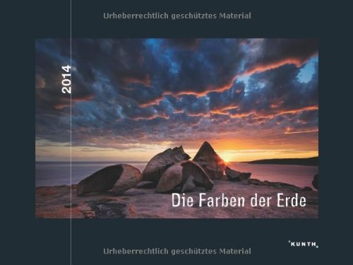KUNTH Kalender Die Farben der Erde 2014