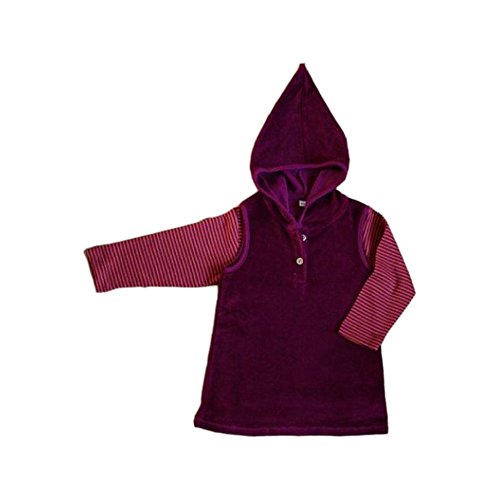 Leela Nickytunika with Hood Cotton without Arm made from pure organic Cotton