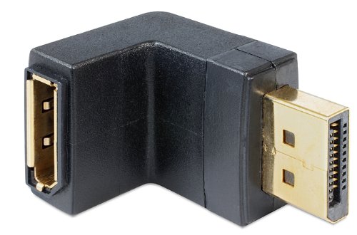 Delock Adapter Displayport male > Displayport female angled down - DisplayPort-Adapter - DisplayPort (W), 65382