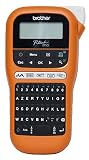 Velocidad de impresión Brother pt-e110 etiquetadora profesional industrial ancho de impresión de hasta 12 mm pantalla LCD