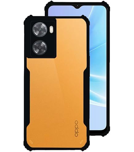 COVERBLACK Transparent Rubber Case Back Cover for Oppo CPH2385