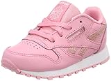  Reebok CL Leather Spring, Zapatillas de Deporte Unisex niño, Rosa (Pink/White 000), 24 EU