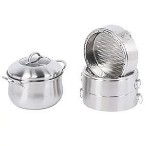 Pot, Composite Bottom Large Capacity Food, Compartment Design Meat for Steaming Rice Dumpling