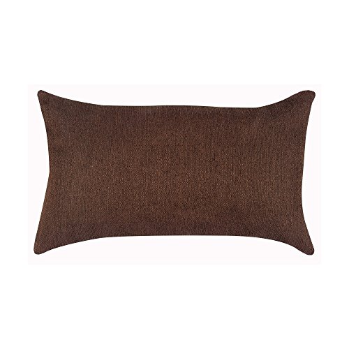 salosan® Sofakissen, Lounge Rückenkissen, Kopfkissen, Couch- oder Palettenkissen, Dekokissen Strukturpolsterstoff in 7 Unifarben für trendiges Wohndesign. Größe 40×70 cm (Braun) - 8