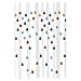 Produktbild GELCO DESIGN Rideau de douche - 180x200 cm - Motif goutte - Multicolore