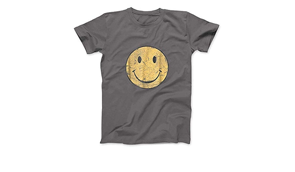 Vintage Smiley-Hemd | 70Er Vibe Shirt | Yellow Smiley Sweatshirthoodie Tank  Top Für Männer Frauen Kinder : Amazon.de: Handmade Produkte