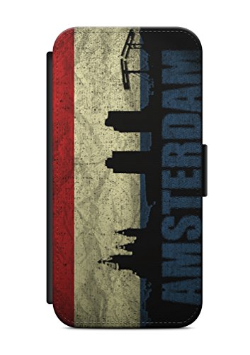Huawei P8 Holland Amsterdam Flip Tasche Hülle Case Cover Schutz Handy