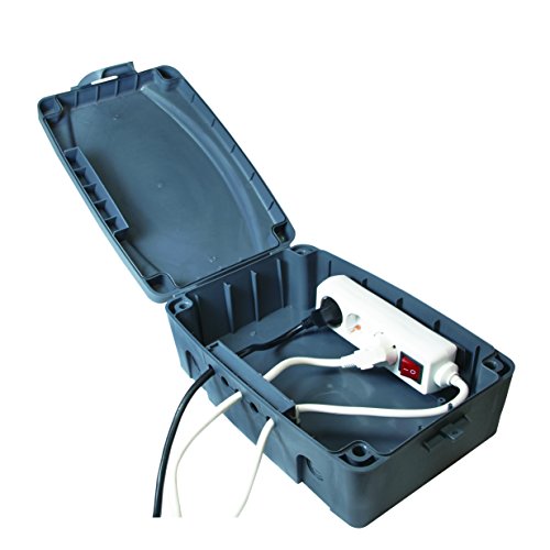 LogiLink Outdoor wetterfeste Elektrik Box, grau, 32x21x11.5 cm, LPS223 - 4