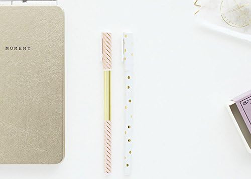 Livework Pattern Ballpen Gold S(Light Blue/Confetti)