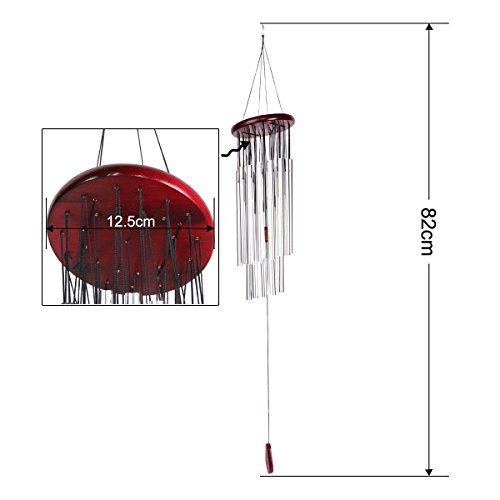 YESURPRISE Windspiel Klangspiel Klangröhren Klangstäbe Windchime Deko - 3