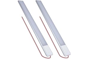 2 stycken LED-lampor husbil, 12V LED-lampa husbil med strömbrytare, dimmbar husbilsbelysning LED-list, biltakbelysning för husvagn, camper, lastbil