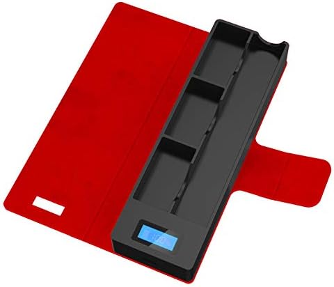 X-DAAO Mobile Charging Universal Compatible for Electronic Cigarette Charger Pods Case Holder Box for JUUL red