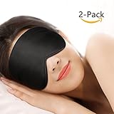 Schlafmaske, Gratein Augenmaske Nachtmaske Verstellbarem...