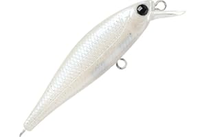 LUCKY CRAFT Poisson Nageur Minnow Suspending avec Billes Bruiteuses Pointer B’Freeze 78 SP - 7,8Cm - 9,2G - Pearl Flake White