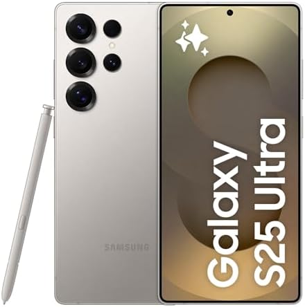 Samsung Galaxy S25 Ultra Smartphone AI, 3 anni di Garanzia del produttore, Display 6.9'' QHD+ Dynamic AMOLED 2X, Fotocamera 200MP, RAM 12GB, 512GB, 5.000 mAh, Titanium Gray [Versione italiana]