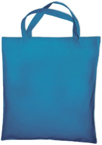 Jassz Bags "Cedar" Cotton Short Handle Shopping Bag / Tote (One Size) (Mid Blue)