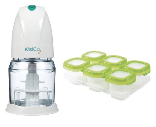 KidCo Electric Food Mill with Baby Blocks Freezer Storage Container - 2 oz