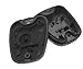 Replacement Of 2 Button Remote Key Fob Case Shell For Peugeot & Citroen C3 C4 C5