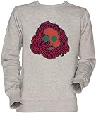 70% Algodón 30% Poliéster Vendax alemán Cara Unisexo Hombre Mujer Sudadera Jersey Gris Men\'s Women\'s Jumper Sweatshirt Grey