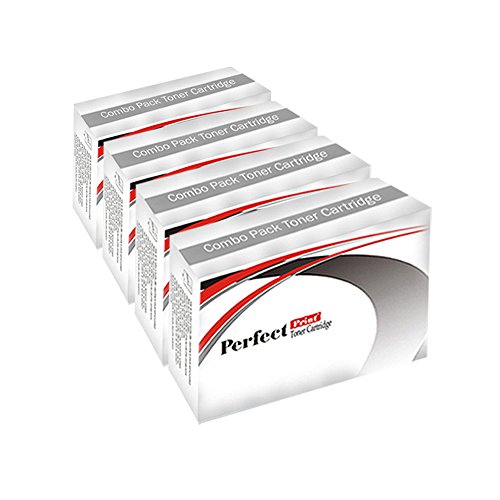 PerfectPrint Kompatibel Toner Patrone für Xerox Phaser 6110 6110N 6110MFP 6110VB 6110VN (Schwarz/Cyan/Magenta/Gelb , 4-Pack)