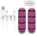 Produktbild KOBWA Kabel-Organizer, Kabel-Management-Kabel-Organizer Langlebige Schreibtisch-Kabel-Clips Draht-Desktop-Kabel-Halter Langlebiges Kabel-Management-System für Lade-Power-Maus USB-Kabel (2 Pac