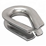 ✅passend für Drahtseil 4mm 4mm Kausche 10 Stück Drahtseilkauschen für Drahtseilklemmen 4 mm Edelstahl V4A Forstseil Drahtseil Seil Windenseil