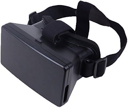 NERLMIAY Universal Virtual Reality VR 3D Video Glasses with Strong Transmittance Len for 4.0-5.6inch Smartphone iPhone Samsung HTC LG,Black