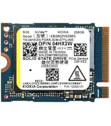 KIOXIA Internal SSD 512GB PCIe Gen 3 x 4 NVMe M.2 2230