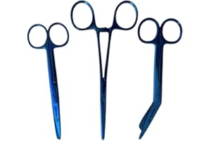 NOVAEX Krankenschwester scheren set "Deep Blue" – Verbandschere – Krankenpfleger scheren set – Schere Krankenschwester – erste-hilfe-schere – pflegekraft geschenk – pflegeschere - bandagenschere