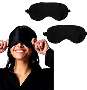 Carty Sleeping Eye Mask Slip Night Sleep Eye black 3D Cotton Cover Super Soft & Smooth Travel Masks for Men Women Girls Boys Kids