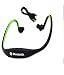 MOTO G4 PLUS COMPATIBLE BS19 Wireless Bluetooth On-ear Sports Headset Headphones (with Micro Sd Card Slot and FM Radio) GREEN RS.499.00