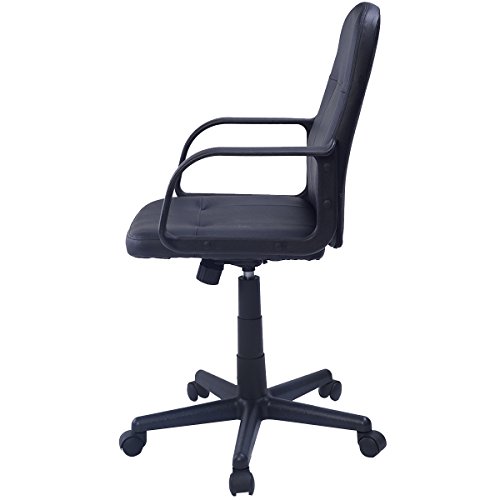 Sehr Komfort Bürostuhl Drehstuhl Schreibtischstuhl Chefsessel Schwarz (Schwarz) - 4