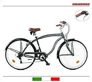 Bicicletta urban cruiser Girardengo uomo 26 GCXU26206 : Amazon.it: Sport e  tempo libero