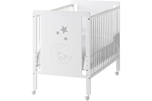 COOL · DREAMS Cuna colecho Indi 120x60 y Kit colecho para Fijar la Cuna en la Cama. De 0 a 3 años CoolDreams