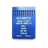 Paquete de 10 Agujas Schmetz Grosor 90/14