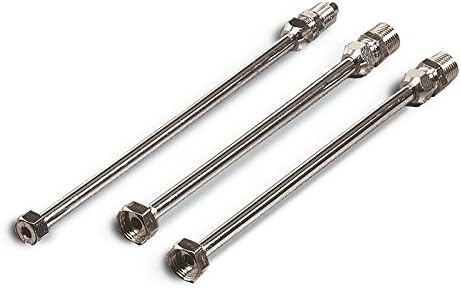 Folding Attacks with Niples Folding and Nut, Attacks with Sliding Niples mf-fm Nut 3/8 "x 1/2" Length cm 35 in copper tube chrome Annealed (Number Pack for 2)