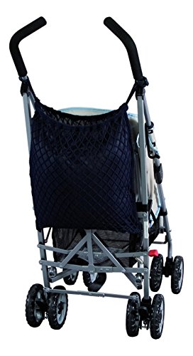 Sunnybaby 19177 Kinderwagen-Einkaufsnetz mit Sichtschutz und Knebelverschluss, marine