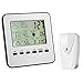 Price comparison product image Oria Digital Thermometer Hygrometer, Wireless Weather Station, Indoor/Outdoor Temperature and Humidity Monitor with Wireless Transmitter, Display Trend of Humidity and Weather Forecast, Clock,and More