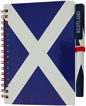 Scotland Design hard Cover Notepad & Pen Souvenir/Memento SC1395