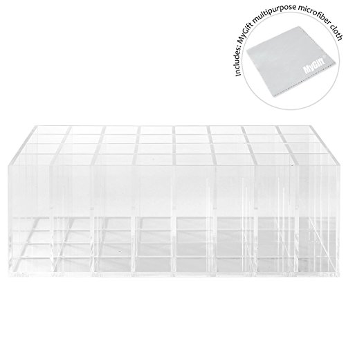 Moderne Klare Acryl 24 Slot Kosmetik Lipgloss Organizer Box/Bad & Make-up-Halter Rack - 6