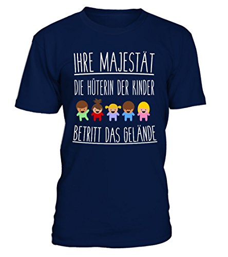 Preisvergleich Produktbild teezily Hüterin der Kinder - Erzieherin - Männer T-Shirt - Marineblau