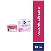 NIVEA Aqua Rose Hyaluron and Organic Rose Water Containing Moisturizing Gel Face Cream, 50 ml, 48 Hours Intensive Moisturizing, Whole Skin Ti