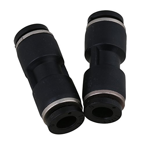 BQLZR 10x Gerade Kunststoff Einrastend Pneumatik Luftschnellkupplungen Armaturen 6mm - 3