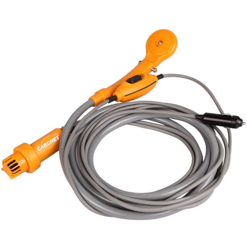 Doccia Portatile Da Campeggio Ricaricabile - 3000mAh, Flusso 2.5L/min, Con Flessibile 1.8m E 3 Teste